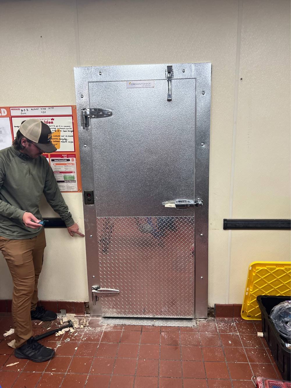 Commercial walk-in cooler door replacement | Carolina Cooler Doors