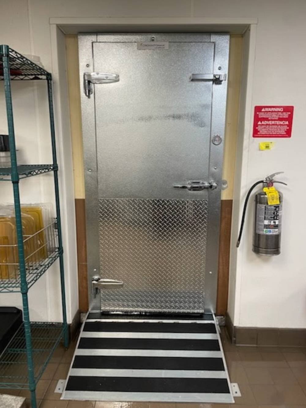 Commercial walk-in freezer door replacement | Carolina Cooler Doors